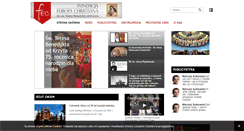 Desktop Screenshot of europachristiana.org